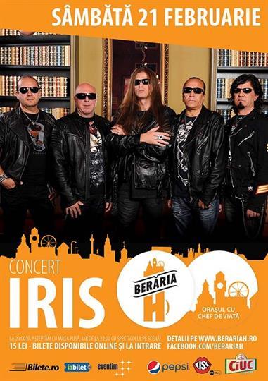 Concert Concert Iris, sâmbătă, 21 februarie 2015 20:00, Beraria H