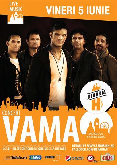 Concert Live Concert with Vama, Friday, 05 June 2015 20:00, Beraria H