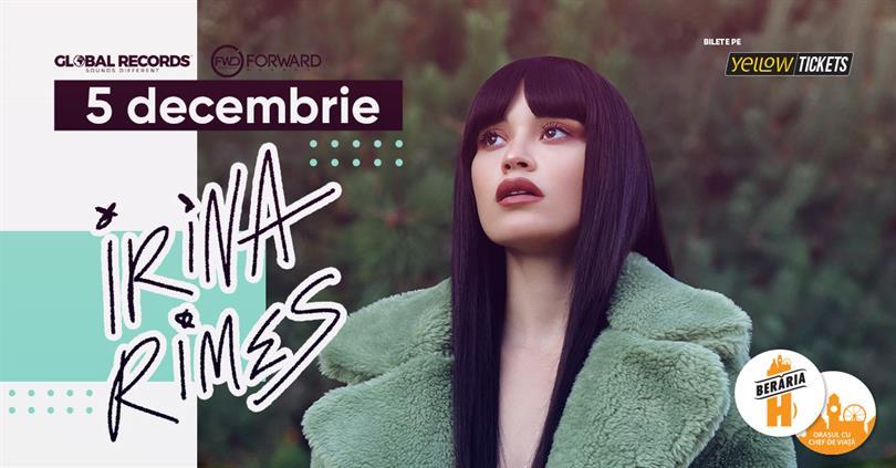 Concert IRINA RIMES sings at Berăria H, Monday, 05 December 2022 18:00, Beraria H