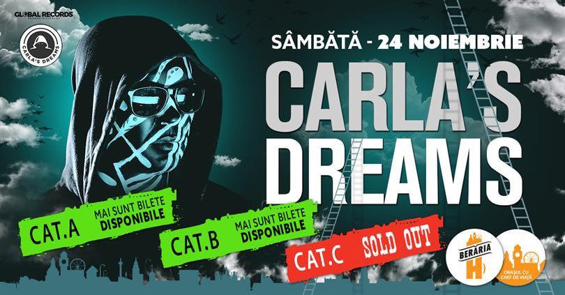 Concert Carla's Dreams | Berăria H | 24 Noiembrie, sâmbătă, 24 noiembrie 2018 22:00, Beraria H