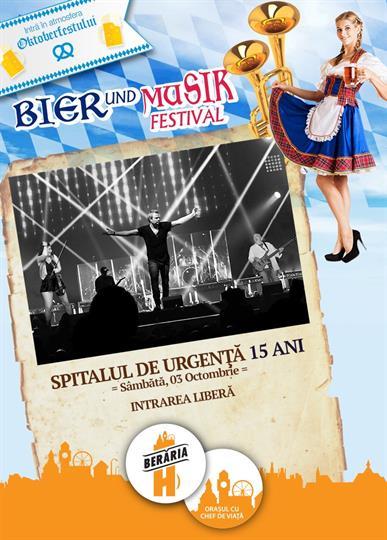 Concert SPITALUL DE URGENŢĂ - 15 YEARS, Saturday, 03 October 2015 20:00, Beraria H