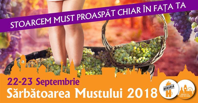 Concert Sărbătoarea Mustului 2018, sâmbătă, 22 septembrie 2018 10:00, Beraria H