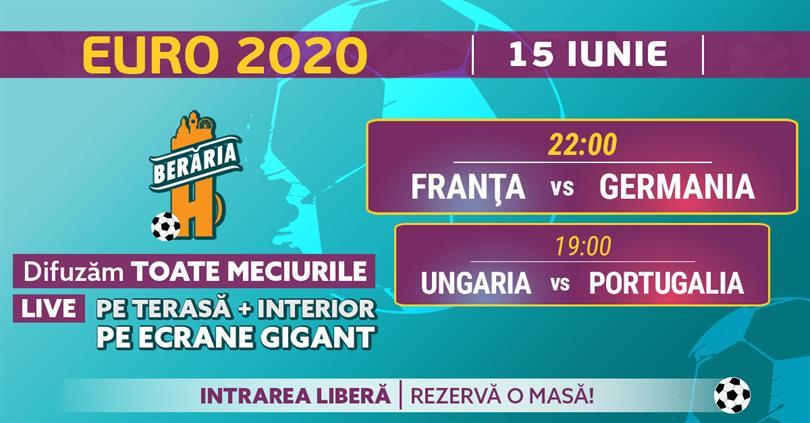 Concert EURO 2020 #LIVE | 15 IUNIE, Tuesday, 15 June 2021 19:00, Beraria H