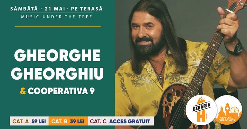 Concert Gheorghe Gheorghiu & Cooperativa 9 | #PrimaDată la Berăria H | #PeTerasă, sâmbătă, 21 mai 2022 18:00, Beraria H