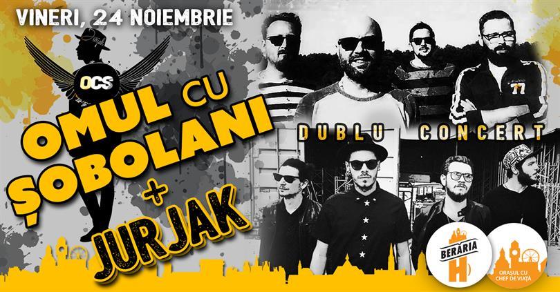 Concert Double Concert: OCS - Omul cu Șobolani + Jurjak, Friday, 24 November 2017 20:30, Beraria H