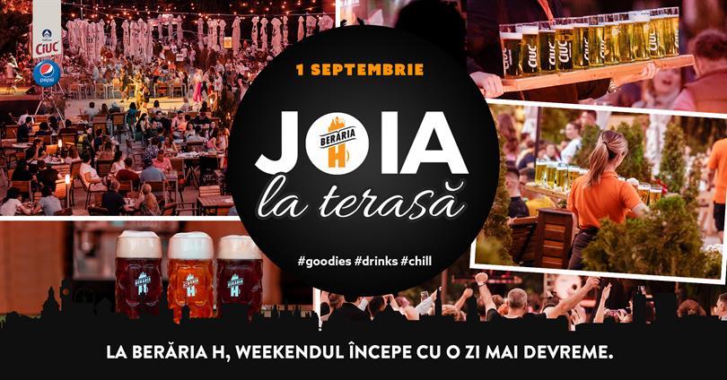 Concert Joia #LaTerasă, joi, 01 septembrie 2022 12:30, Beraria H