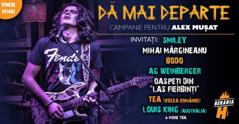 Concert Mihai Mărgineanu, Smiley, Bodo & Friends - "Dă mai departe!", vineri, 19 mai 2017 20:00, Beraria H