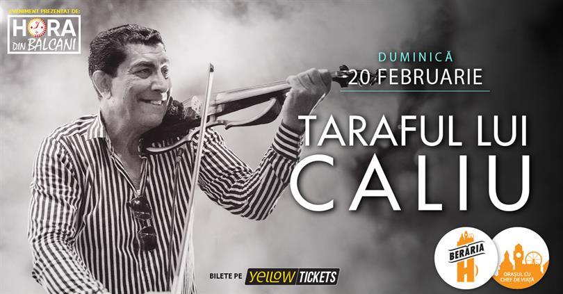 Concert Taraful lui Caliu din Clejani, duminică, 20 februarie 2022 18:30, Beraria H