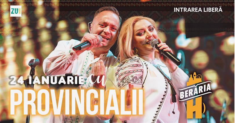 Concert Provincialii at Beraria H, Tuesday, 24 January 2023 12:00, Beraria H