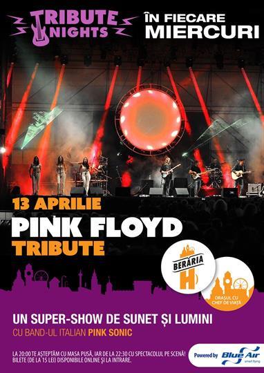 Concert Pink Floyd Tribute Concert, miercuri, 13 aprilie 2016 20:00, Beraria H