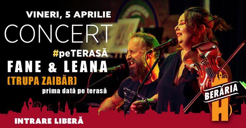 Concert Fane and Leana (Zaibăr band) sing at Berăria H I ByTheLake, Friday, 05 April 2024 17:30, Beraria H