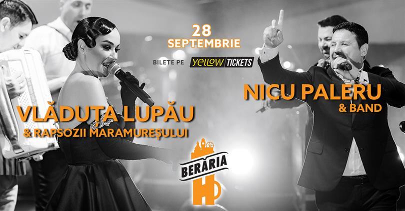 Concert #DubluConcert: Nicu Paleru + Vlăduța Lupău // 28 septembrie, joi, 28 septembrie 2023 18:30, Beraria H