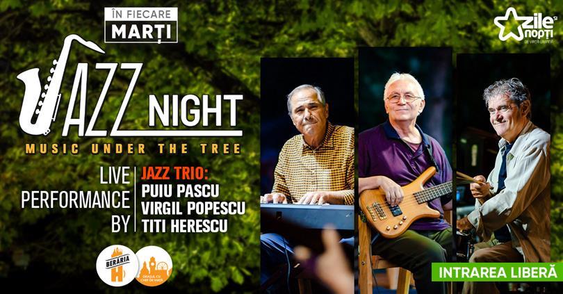 Concert Jazz Trio #LIVE - Music Under The Tree, marți, 29 septembrie 2020 18:45, Beraria H