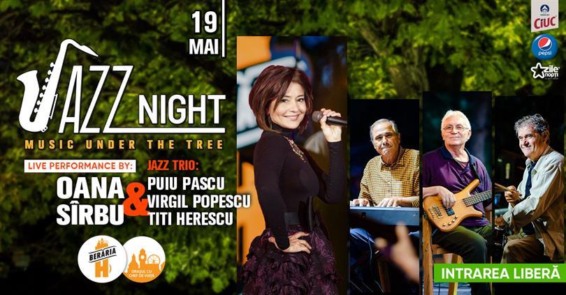 Concert Oana Sîrbu & Jazz Trio // Berăria H, miercuri, 19 mai 2021 18:00, Beraria H