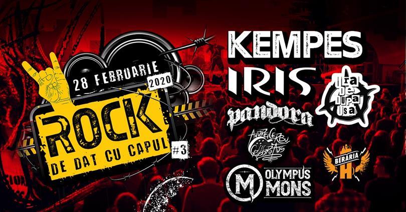 Concert Rock de dat cu capul #3, vineri, 28 februarie 2020 19:00, Beraria H