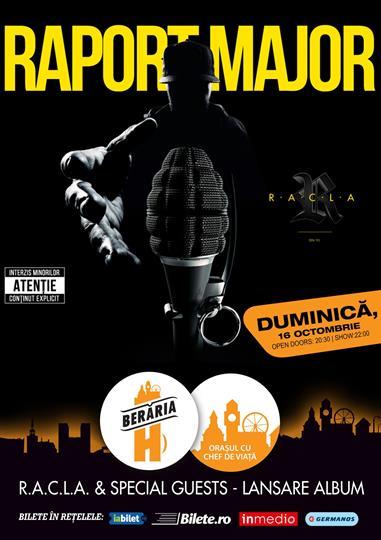 Concert R.A.C.L.A., Sunday, 16 October 2016 20:30, Beraria H