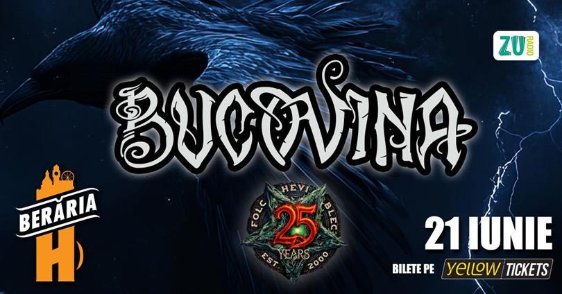 Concert BUCOVINA Live in Concert at Berăria H on June 21, Sunday, 21 June 2026 18:00, Beraria H