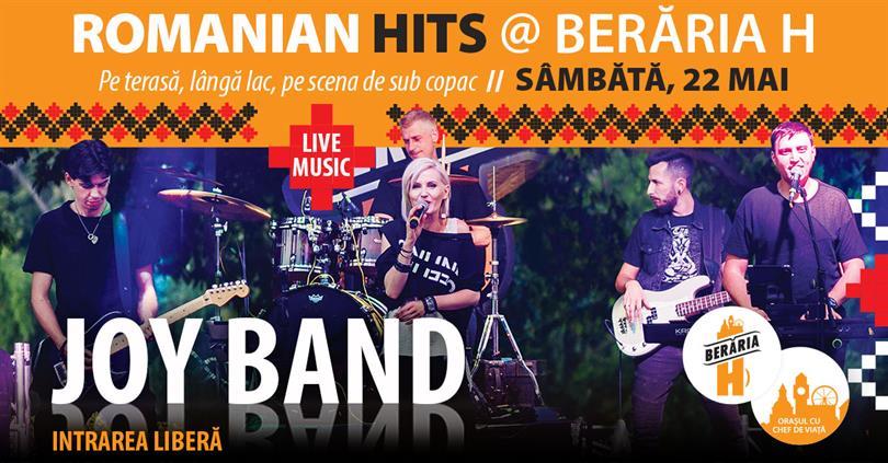 Concert Romanian Hits #live pe terasă cu JOY Band, sâmbătă, 22 mai 2021 21:00, Beraria H