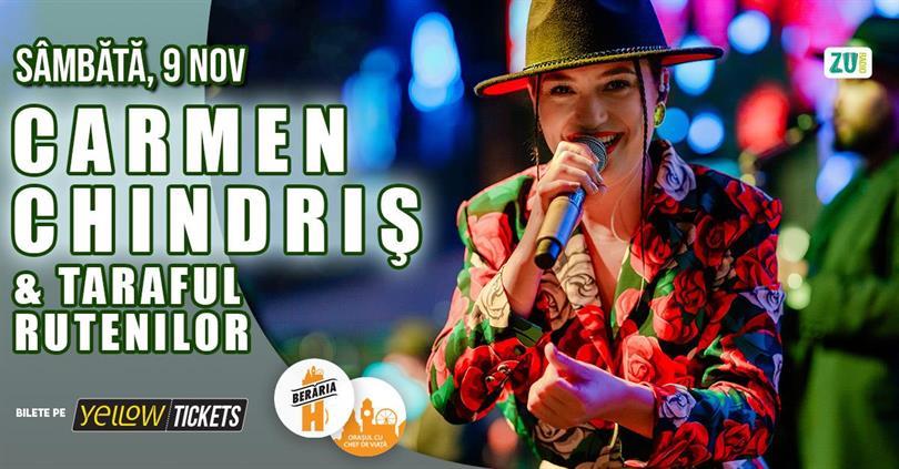 Concert Carmen Chindriș & Taraful Rutenilor // concert la Berăria H, Saturday, 09 November 2024 21:45, Beraria H