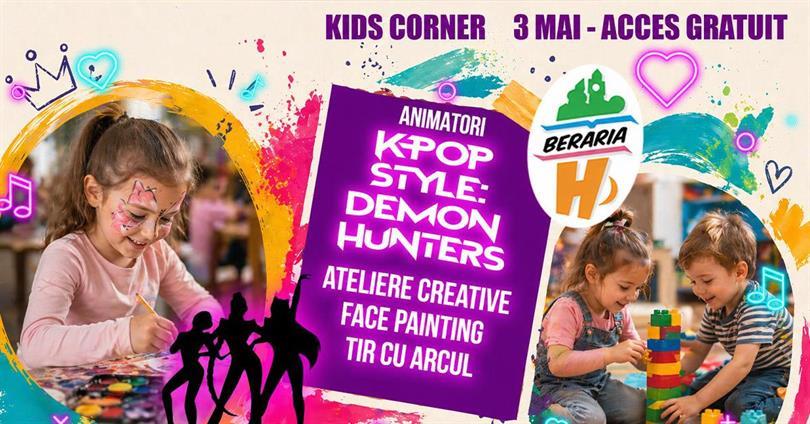 Concert Kids Corner: Animatori K-Pop, Ateliere creative & multe alte activități, duminică, 03 mai 2026 12:00, Beraria H