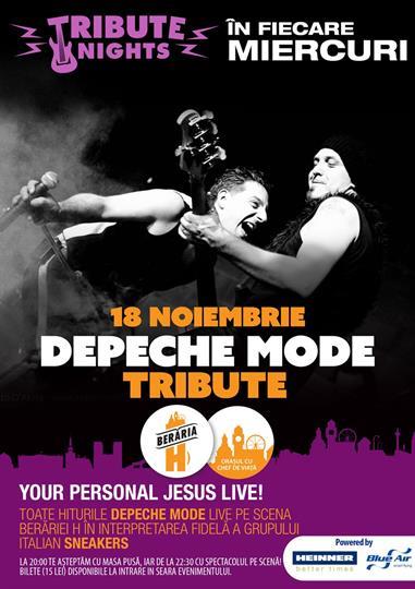Concert Depeche Mode Tribute, miercuri, 18 noiembrie 2015 20:00, Beraria H