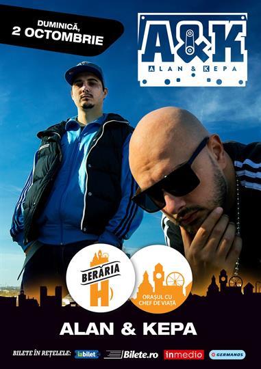 Concert ALAN & KEPA + Freestyle Zone, duminică, 02 octombrie 2016 21:00, Beraria H