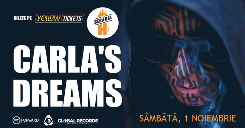 Concert Carla's Dreams LIVE în Orașul cu Chef de Viață, sâmbătă, 01 noiembrie 2025 17:00, Beraria H