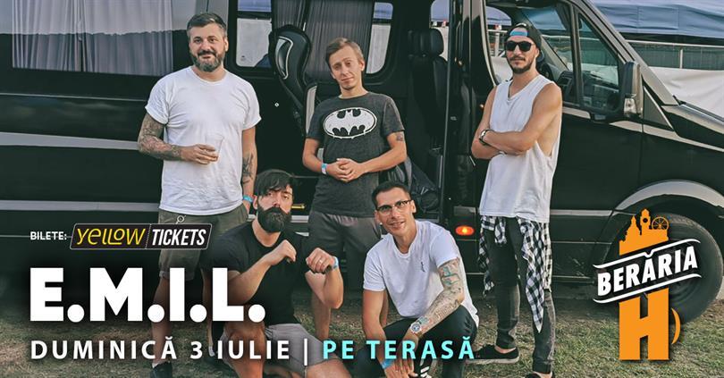 Concert E.M.I.L. - concert în parc, duminică, 03 iulie 2022 19:00, Beraria H