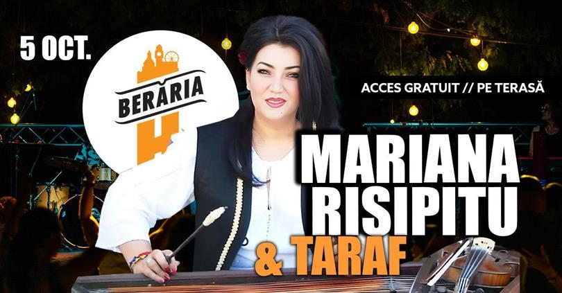 Concert Mariana Risipitu & Taraf // On the Terrace, Sunday, 05 October 2025 17:00, Beraria H