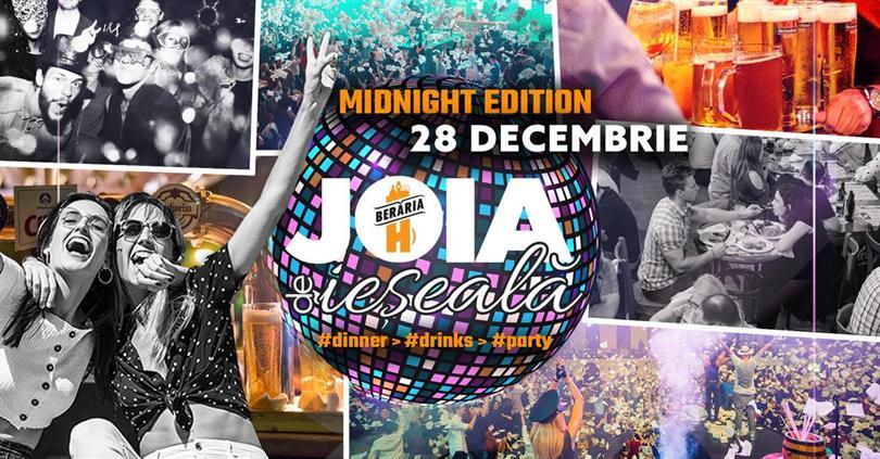 Concert Joia de ieșeală: Dinner > Drinks > Party I Midnight Edition, joi, 28 decembrie 2023 21:30, Beraria H