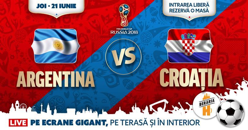 Concert Argentina vs. Croatia ✗ FIFA World Cup 2018 @ Berăria H, Thursday, 21 June 2018 20:00, Beraria H