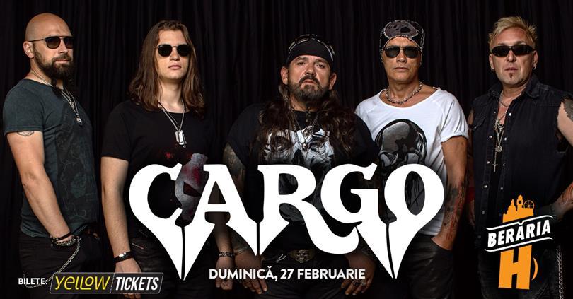 Concert CARGO cântă la Berăria H pe 27 februarie, duminică, 27 februarie 2022 18:30, Beraria H