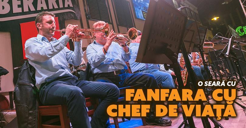 Concert O seară cu Fanfara cu Chef de Viaţă, marți, 10 ianuarie 2017 19:30, Beraria H