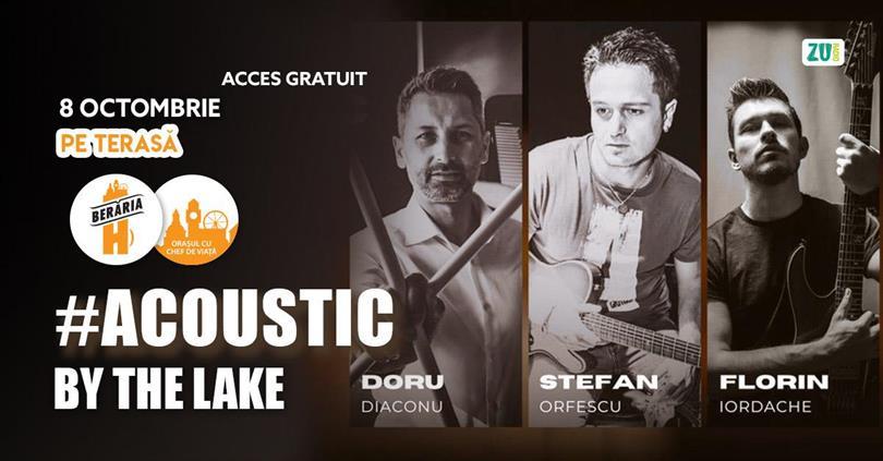 Concert Ștefan Orfescu, Florin Iordache & Doru Diaconu // Acoustic By The Lake, marți, 08 octombrie 2024 17:30, Beraria H