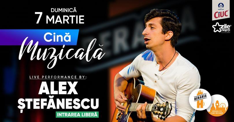 Concert Alex Ștefănescu @ Berăria H, duminică, 07 martie 2021 18:30, Beraria H