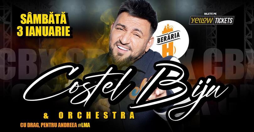 Concert Costel Biju & Orkestra live in concert at Berăria H // January 3, 2026 // Half-price tickets, Saturday, 03 January 2026 21:15, Beraria H