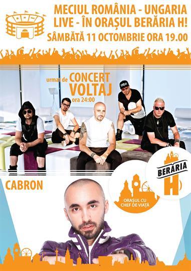 Concert Meciul Romania - Ungaria Live & Concert Voltaj si, Saturday, 11 October 2014 19:00, Beraria H