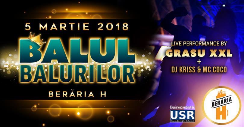 Concert Balul Balurilor - 2018 Edition, luni, 05 martie 2018 21:30, Beraria H