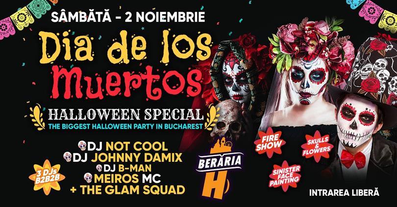 Concert Dia de los Muertos - Halloween Special, sâmbătă, 02 noiembrie 2019 22:00, Beraria H