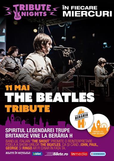 Concert Beatles Tribute, miercuri, 11 mai 2016 20:00, Beraria H