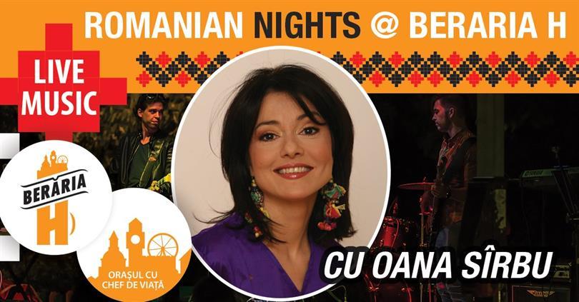 Concert Oana Sîrbu #live @Romanian Nights, miercuri, 10 august 2016 20:00, Beraria H