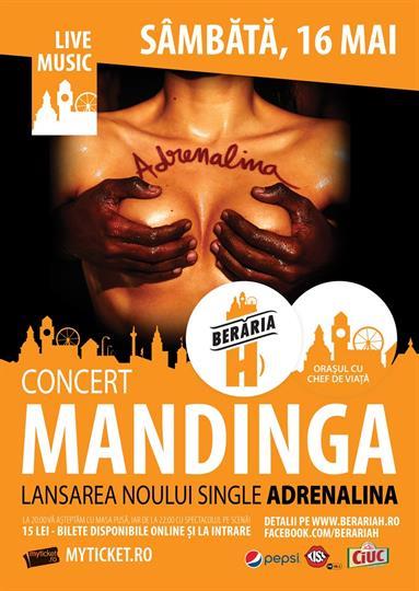 Concert Concert Mandinga, sâmbătă, 16 mai 2015 20:00, Beraria H