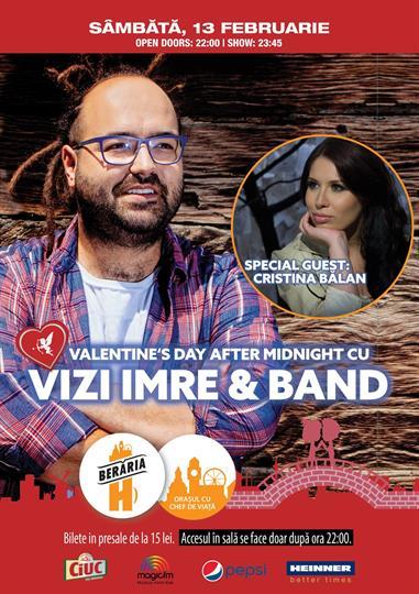 Concert Vizi Imre & Band | Special Guest: Cristina Bălan, sâmbătă, 13 februarie 2016 22:00, Beraria H