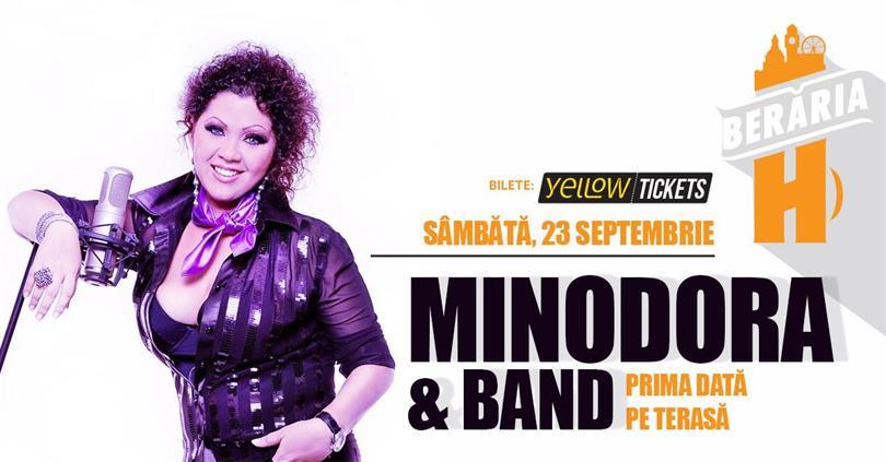 Concert Concert Minodora & Band I Prima dată pe terasă I București - Berăria H, sâmbătă, 23 septembrie 2023 20:45, Beraria H