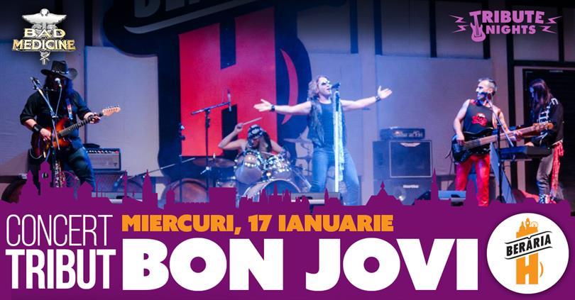 Concert Bon Jovi Tribute Concert @ Tribute Nights, miercuri, 17 ianuarie 2018 20:00, Beraria H