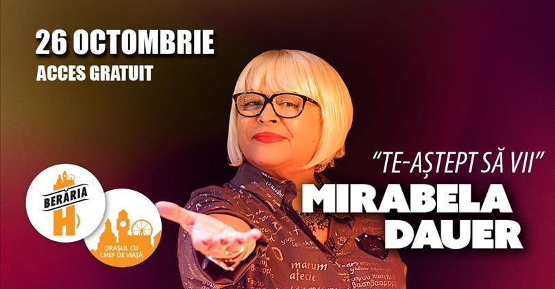 Concert Mirabela Dauer is waiting for you at Berăria H on October 26th, Sunday, 26 October 2025 18:00, Beraria H