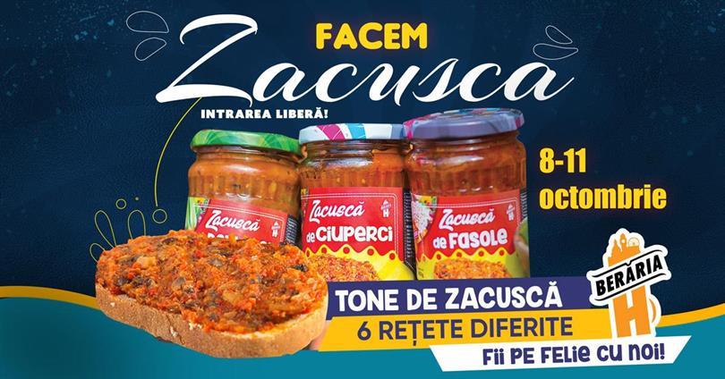 Concert Facem Zacuscă |Duminică, 11 octombrie | Pe Terasă, duminică, 11 octombrie 2026 12:00, Berăria H
