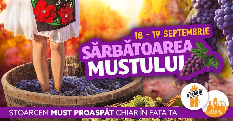 Concert Sărbătoarea Mustului 2021 // Berăria H, sâmbătă, 18 septembrie 2021 12:00, Beraria H