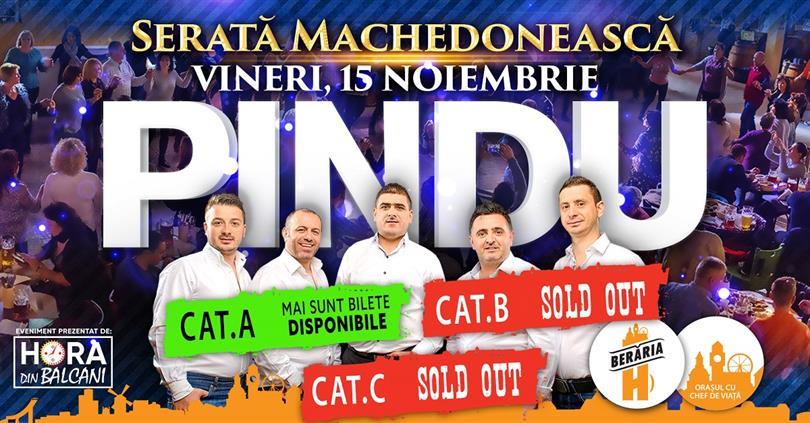 Concert Machedonian Night: Pindu // 15 November, Friday, 15 November 2019 20:00, Beraria H