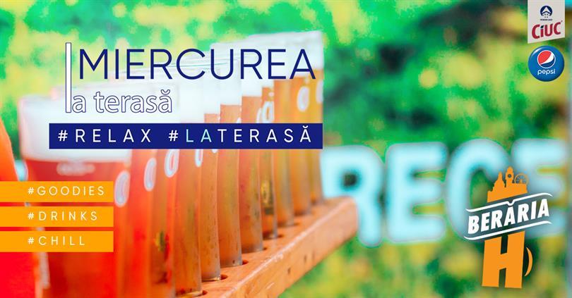 Concert Miercurea la Terasă #bythelake, miercuri, 09 august 2023 13:00, Beraria H